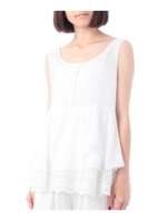 裾フリルブラウス/カーキ(027)