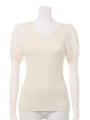 Dot Puff Knit/Off White