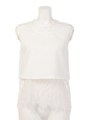 LACE LAYER T/T/ホワイト