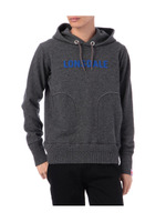 LONSDALE フード付き裏毛ジャージプルオーバー/チャコールグレー(014)