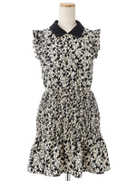 Oハートガラシャツワンピ/オフホワイト