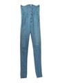 highwaist skinnmy denimpants/sax