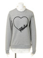 【GIRLY CASUAL】ハートロープロゴPO/グレー