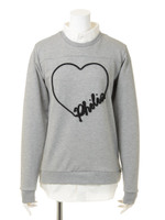 【GIRLY CASUAL】ハートロープロゴPO/グレー