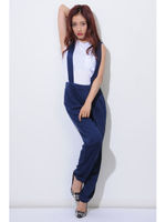 【OU】サスペンダー付ロールUP PT/NAVY