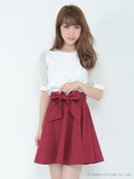 コードレーンフレアスカート/カーキ