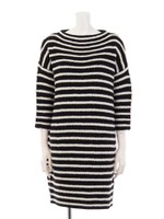 スウェルガーターニットOP/BLK