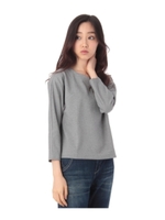 ドロップショルダーポンチカットソー/グレー(012)