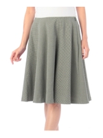 ハウンドトゥーススカート/ダークグリーン(223)