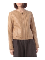 フェイクレザーブルゾン/ブラック(019)