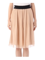 ◆ミディ丈消しプリーツスカート/ネイビー系(693)