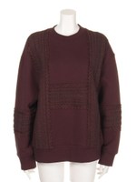 レース刺繍プルオーバー/WINE