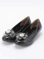 レインフラワーパンプス/オーク