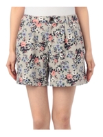 花柄プリントショートパンツ/ブルー系(193)