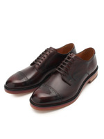 外羽根ストレートチップシューズ/ブラック(019)