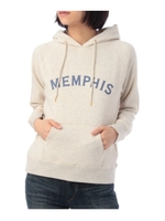 飛び裏毛ロゴパーカー/ライトグレー(011)