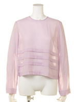 【BED&BREAKFAST】Viyella Tuck Blouse/LAVENDER