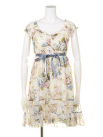 アシュレイローズワンピース/ブルー