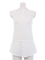 シャツレイヤードタンク/WH