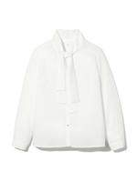 ジョーゼットボウタイブラウス/ホワイト(002)