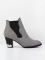 チェルシーヒールブーツ / CHELSEA BOOTS HEELS/Grey