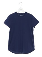 ハイライン裏起毛クルーネックTシャツ/WHT