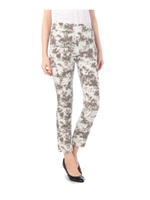 ボタニカルプリントアンクル丈パンツ/ベージュ(152)