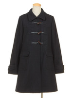 Aラインダッフルコート/ネイビー