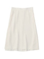 ダブルクロス フレアスカート/ホワイト(002)