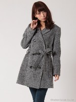 リングツイードコート/ベージュ