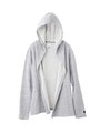 DRAPED HOOD TOP/チャコール
