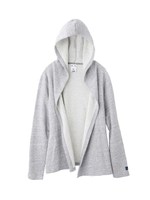 DRAPED HOOD TOP/チャコール