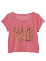 PJ/MHBプリンテッドショートトップ/ピンク