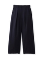 aqua fits タックワイドパンツ/ネイビー(093)