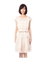 エアリーサテンワンピース/ベージュ系(051)