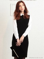 シャツニットOP/キャメル