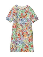 ブルーミングフラワーワンピース/ブルー系(191)