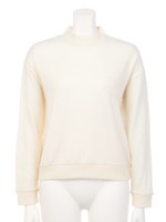 プチハイミル起毛ポケTシャツ/トップグレー