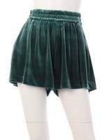 ベロアキュロット/ピンク