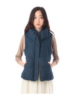 起毛シャンブレー中綿ベスト/ネイビー(093)