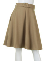 WOOLライクミディフレアSK/GRAY