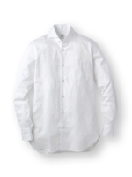 「J∞QUALITY」変形ドビーホリゾンタルカラー シャツ/ホワイト(001)