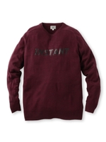 カシミヤタッチデザインプルオーバー/ボルドー(064)