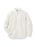 シャンブレードットネルシャツ/ワインレッド(463)