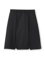 ジョーゼットプリーツ切り替えスカート/ブラック(019)