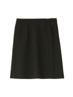 [L]ミディ丈ストレッチスカート/ライトベージュ(051)