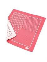 ジャガード・ドットチーフ/ブルー(492)