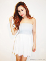 フロントタックシフォンOP/BLU