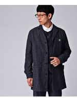 GUNG HO ヘリンボーンチェスターコート/グレー(912)