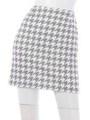 カラー千鳥タイトスカート/BLK